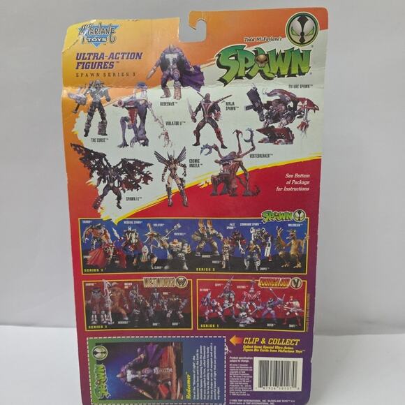 McFarlane Toys REDEEMER Spawn Series 3 Action Figure 1995 NEW In Box SEALED MOC - Picture 3 of 4